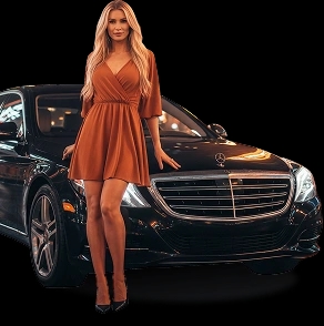 Девушка с машиной