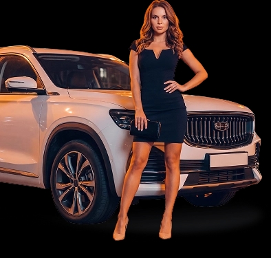 Девушка с машиной