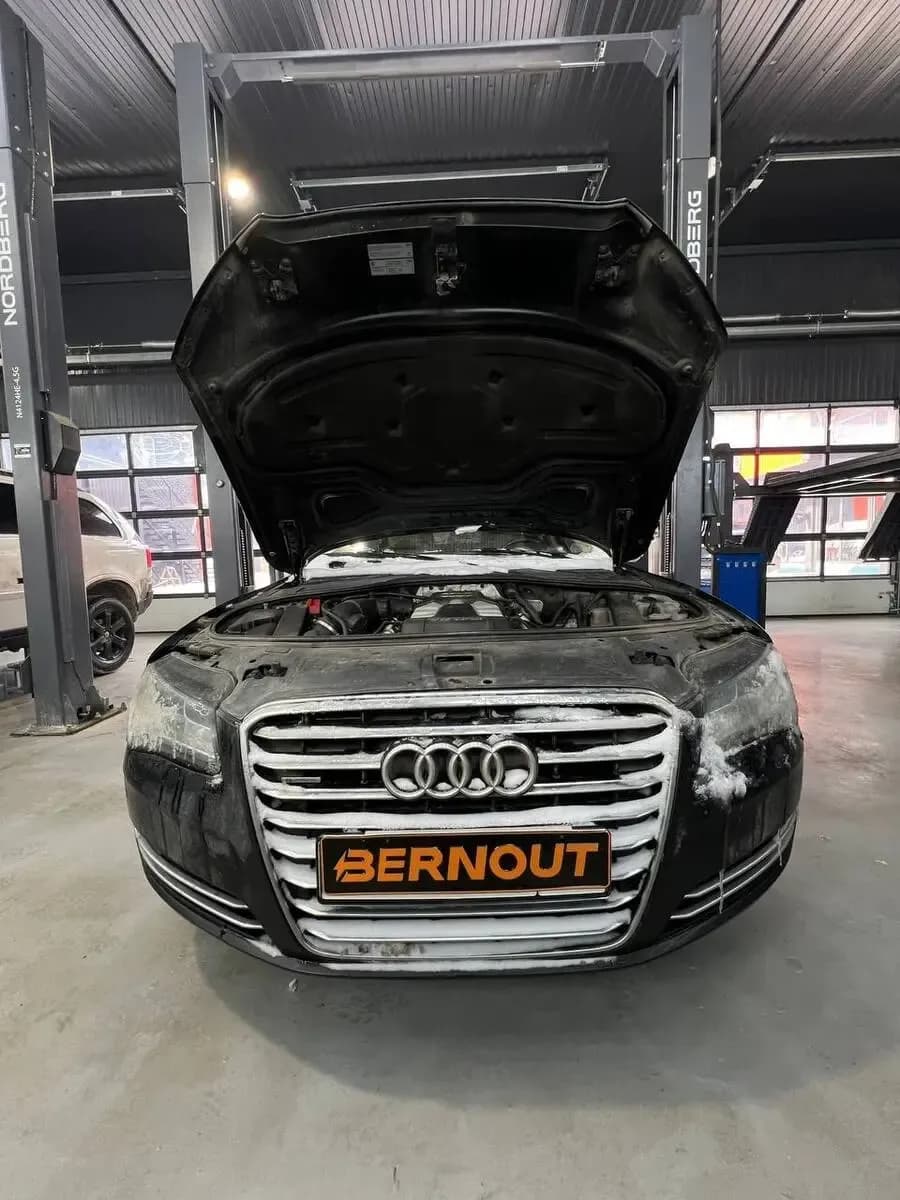 Замена двигателя на Audi